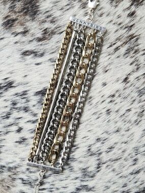 Jenny Bird Austin Multi-Chain Bracelet in Gold & Silver